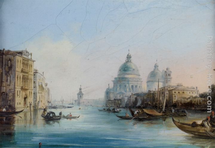 Edward Pritchett A Busy Day - Venice